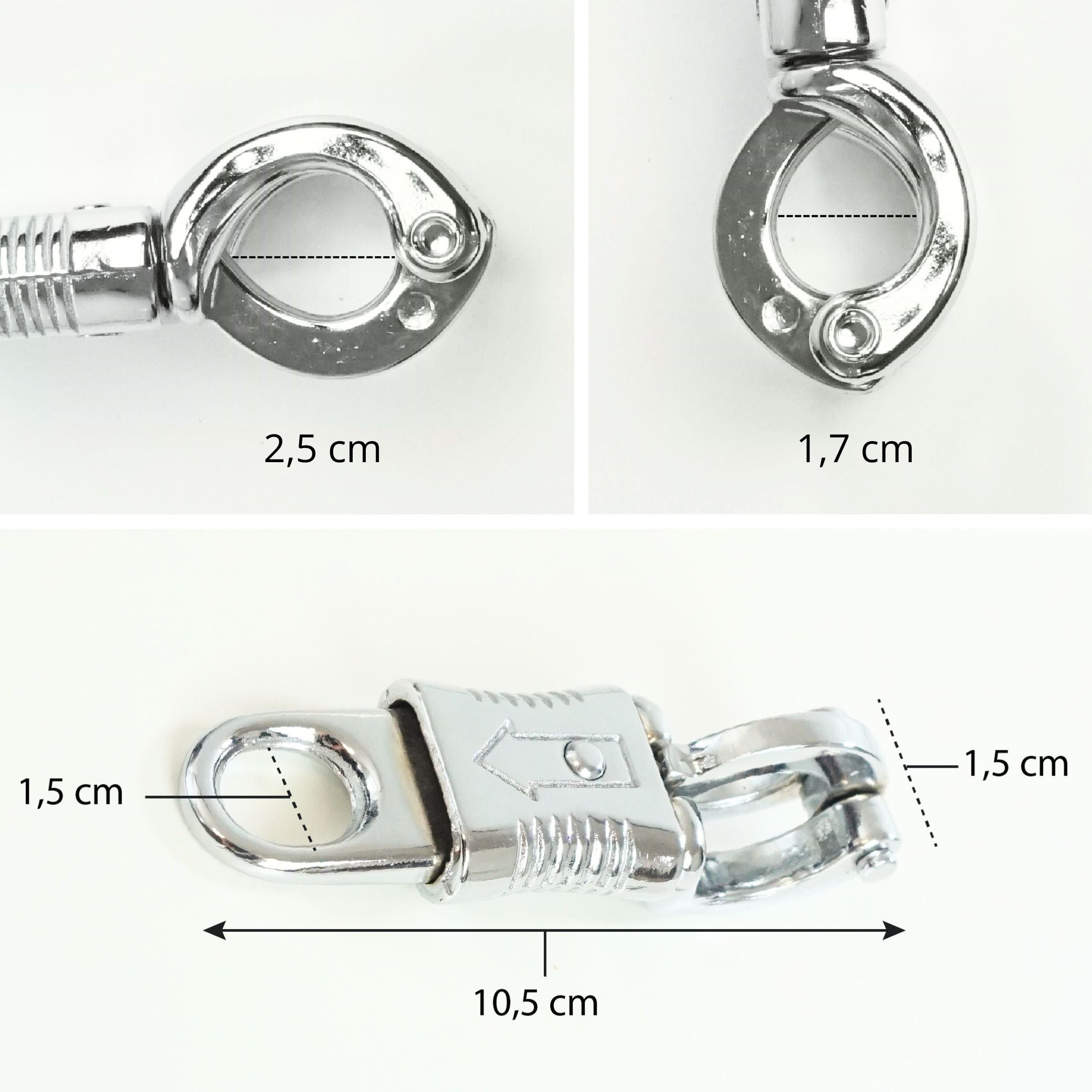 Panikhaken für Führstricke, ideal als Ersatzhaken